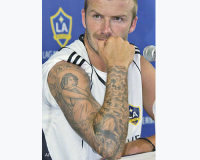 You are currently viewing David Beckham et le tatouage temporaire